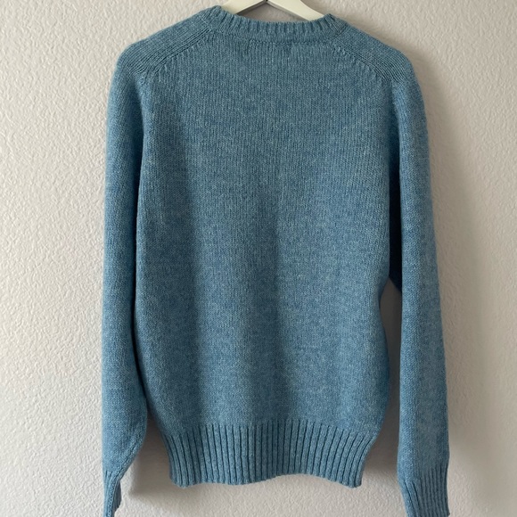 VTG CSM Men's Knit Shetland Wool Blend Crew Neck Sweater, Sz M - Picture 2 of 10
